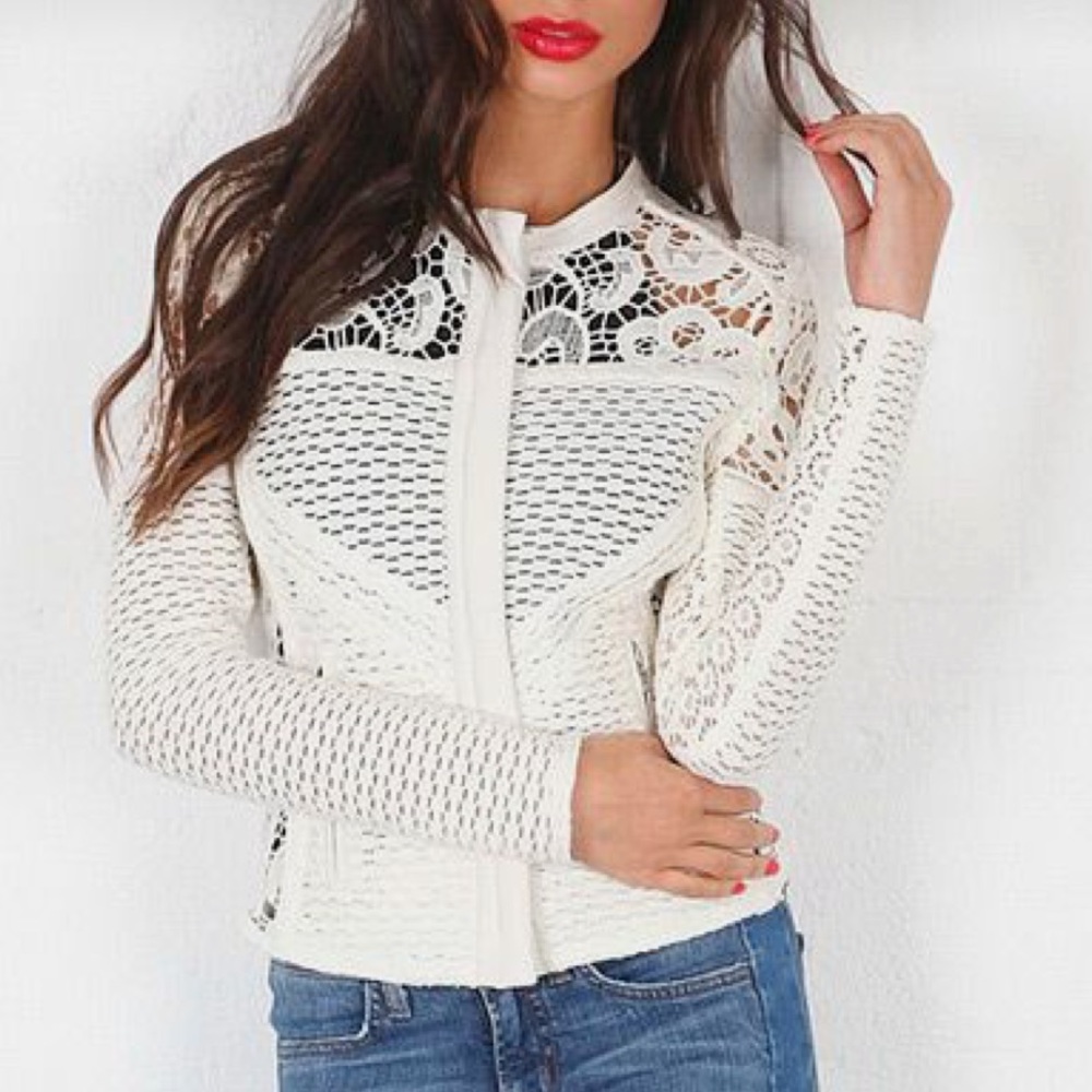 Iro Lewis crochet lace jacket size 1/small